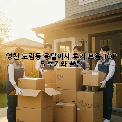 영천 도림동 용달이사 후기 모음: TOP 5 후기와 꿀팁!