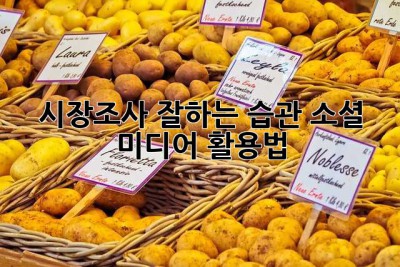 시장조사 잘하는 습관: 소셜 미디어 활용법