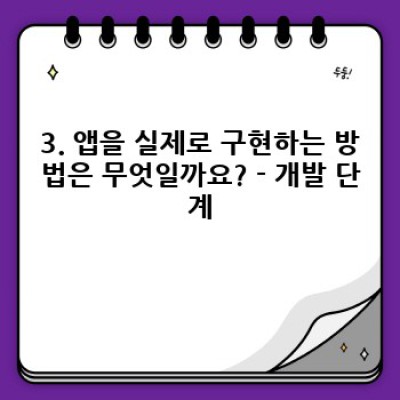 모바일 앱 개발 과정 요약정보 우선 확인: 아이디어부터 출시까지 완벽 가이드