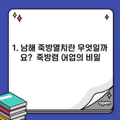 남해 죽방멸치: 깊은 바다의 선물, 그 가치와 선택 가이드